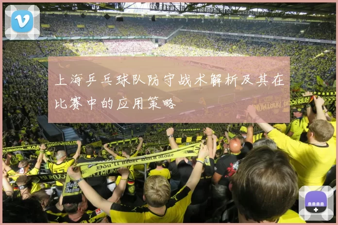 上海乒乓球队防守战术解析及其在比赛中的应用策略