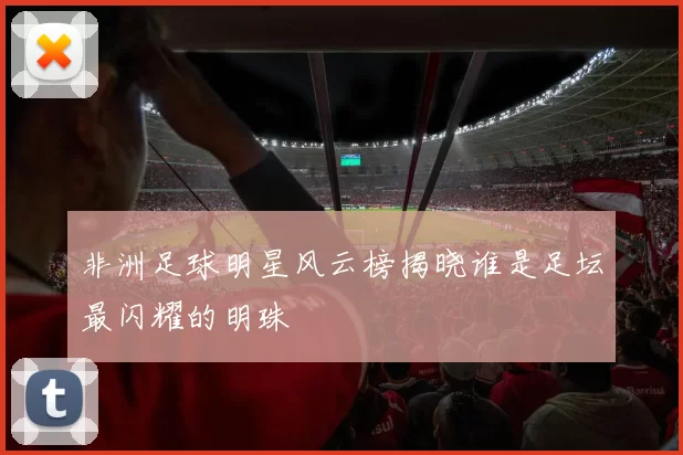 非洲足球明星风云榜揭晓谁是足坛最闪耀的明珠